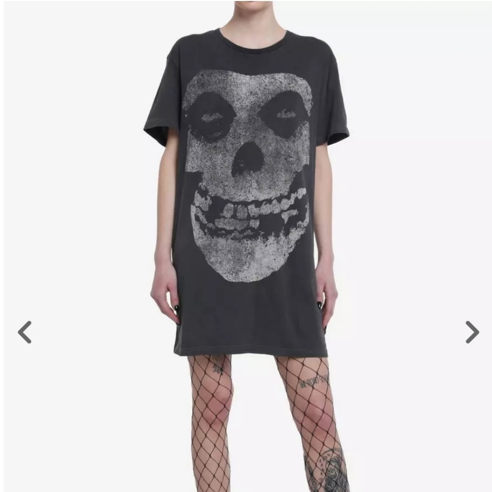 Misfits Fiend Skull Tshirt Dress